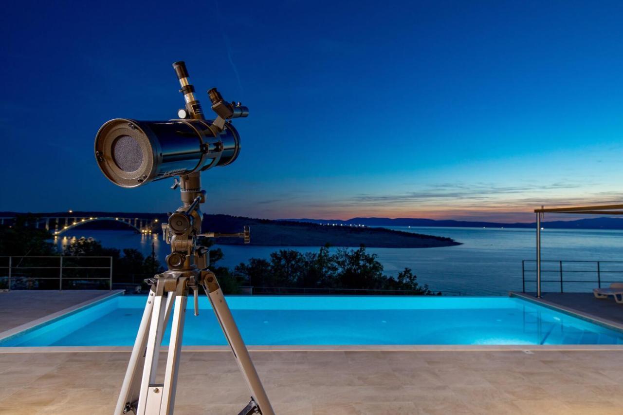 Luxury Villa Ostro With Pool & Krk Bridge View Kraljevica Esterno foto