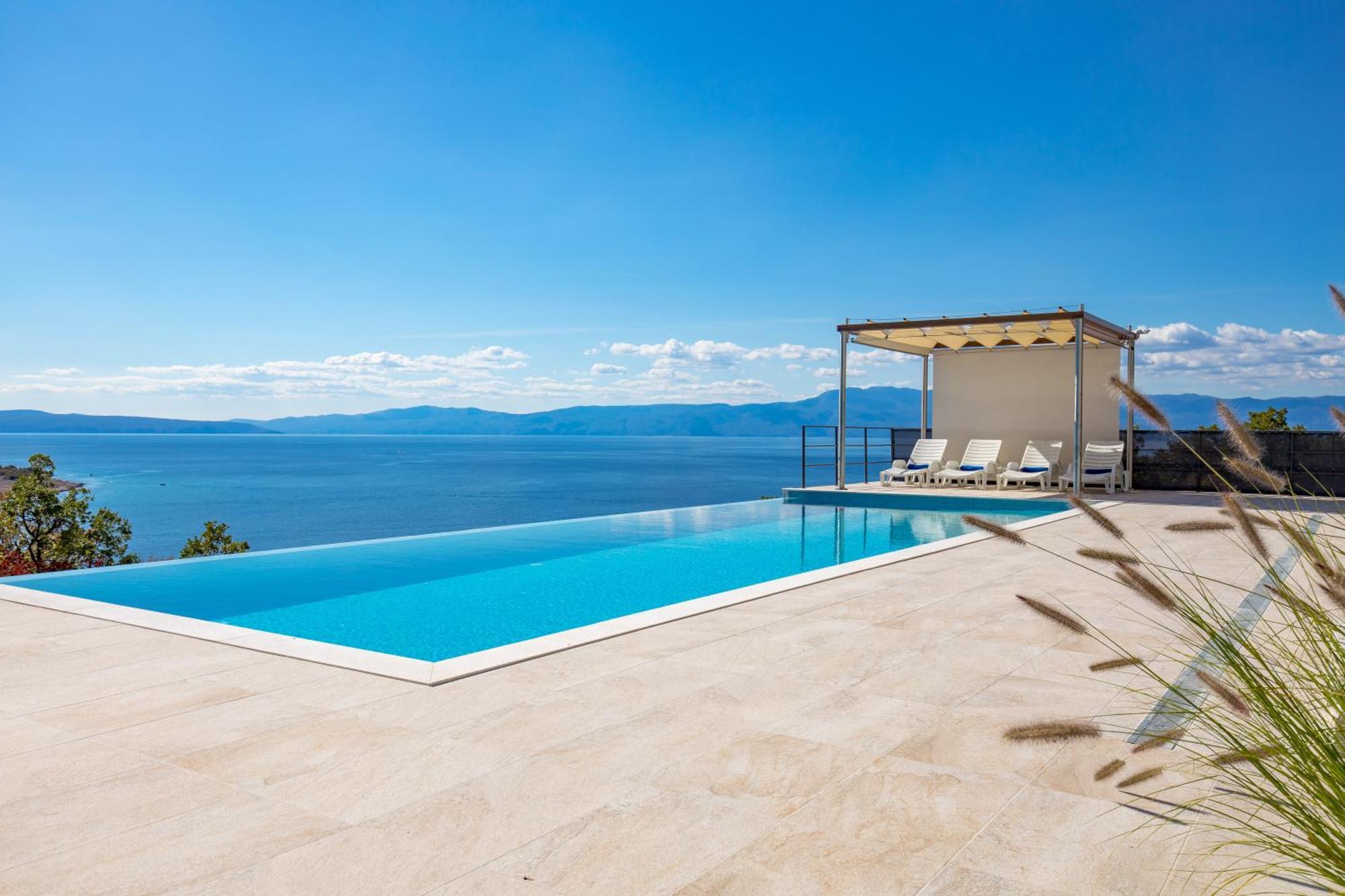 Luxury Villa Ostro With Pool & Krk Bridge View Kraljevica Esterno foto