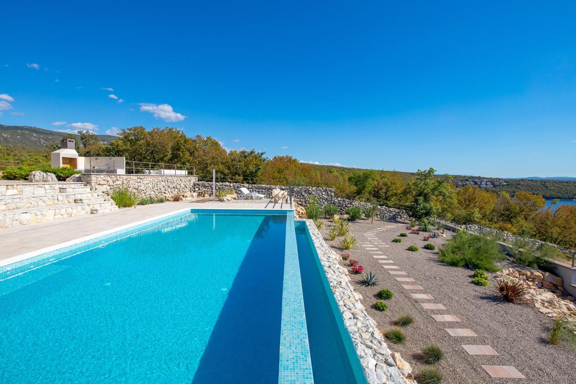 Luxury Villa Ostro With Pool & Krk Bridge View Kraljevica Esterno foto