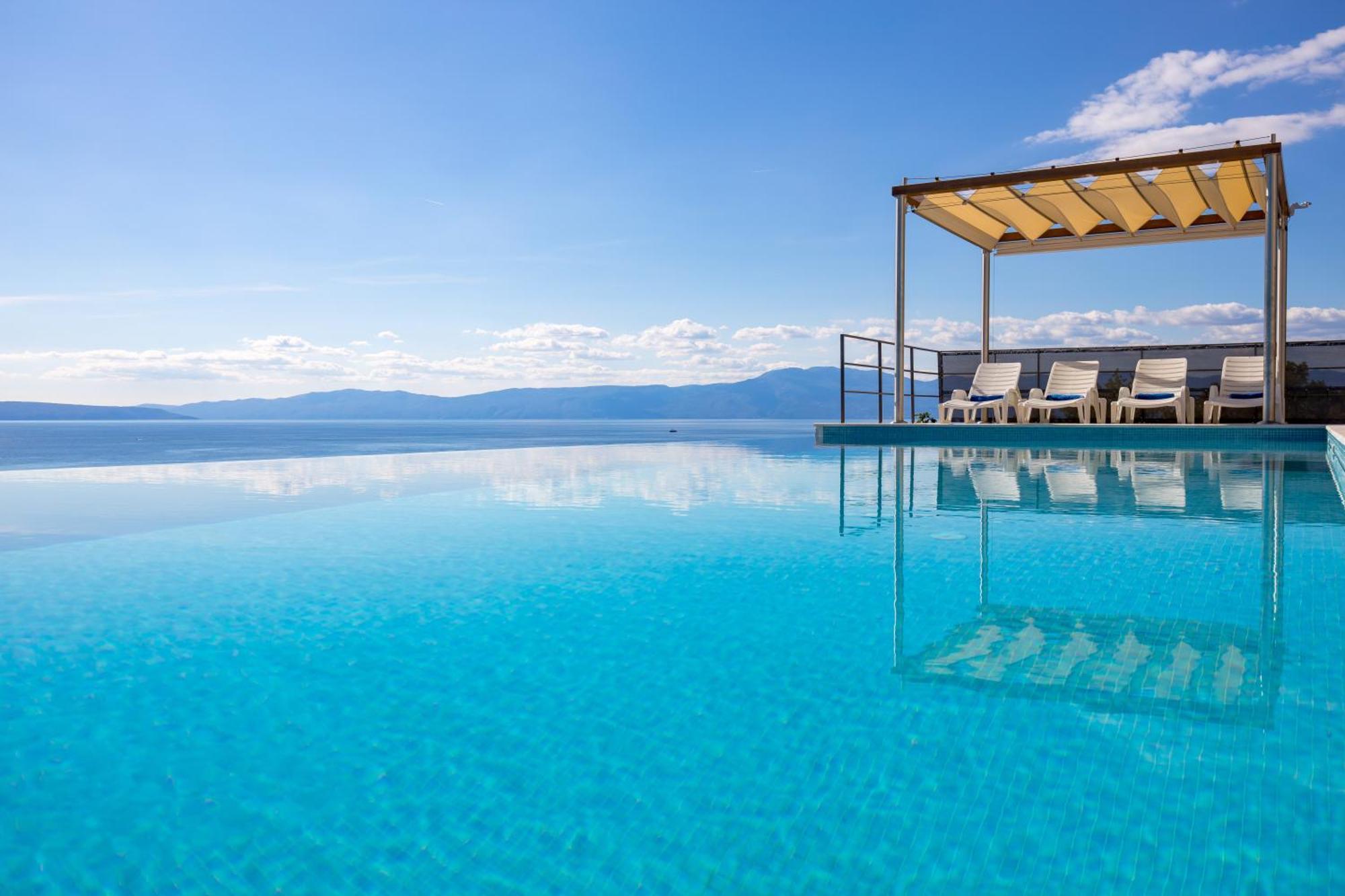 Luxury Villa Ostro With Pool & Krk Bridge View Kraljevica Esterno foto
