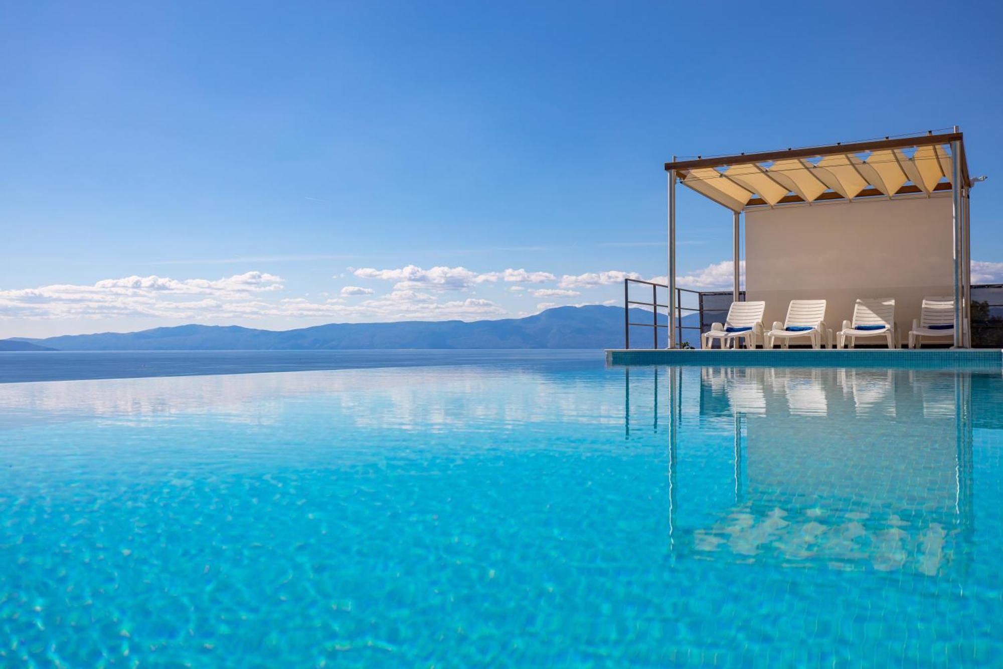 Luxury Villa Ostro With Pool & Krk Bridge View Kraljevica Esterno foto