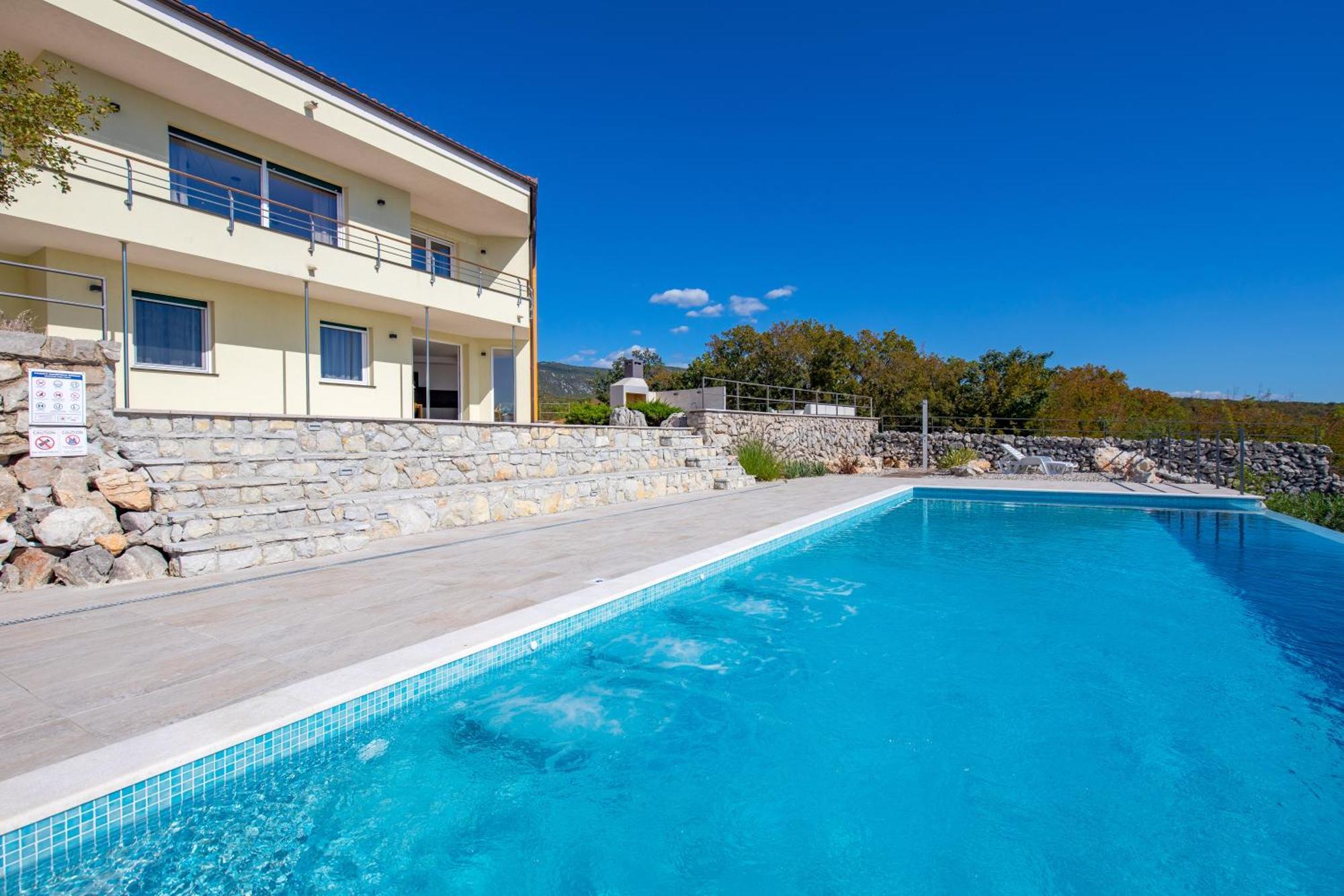 Luxury Villa Ostro With Pool & Krk Bridge View Kraljevica Esterno foto