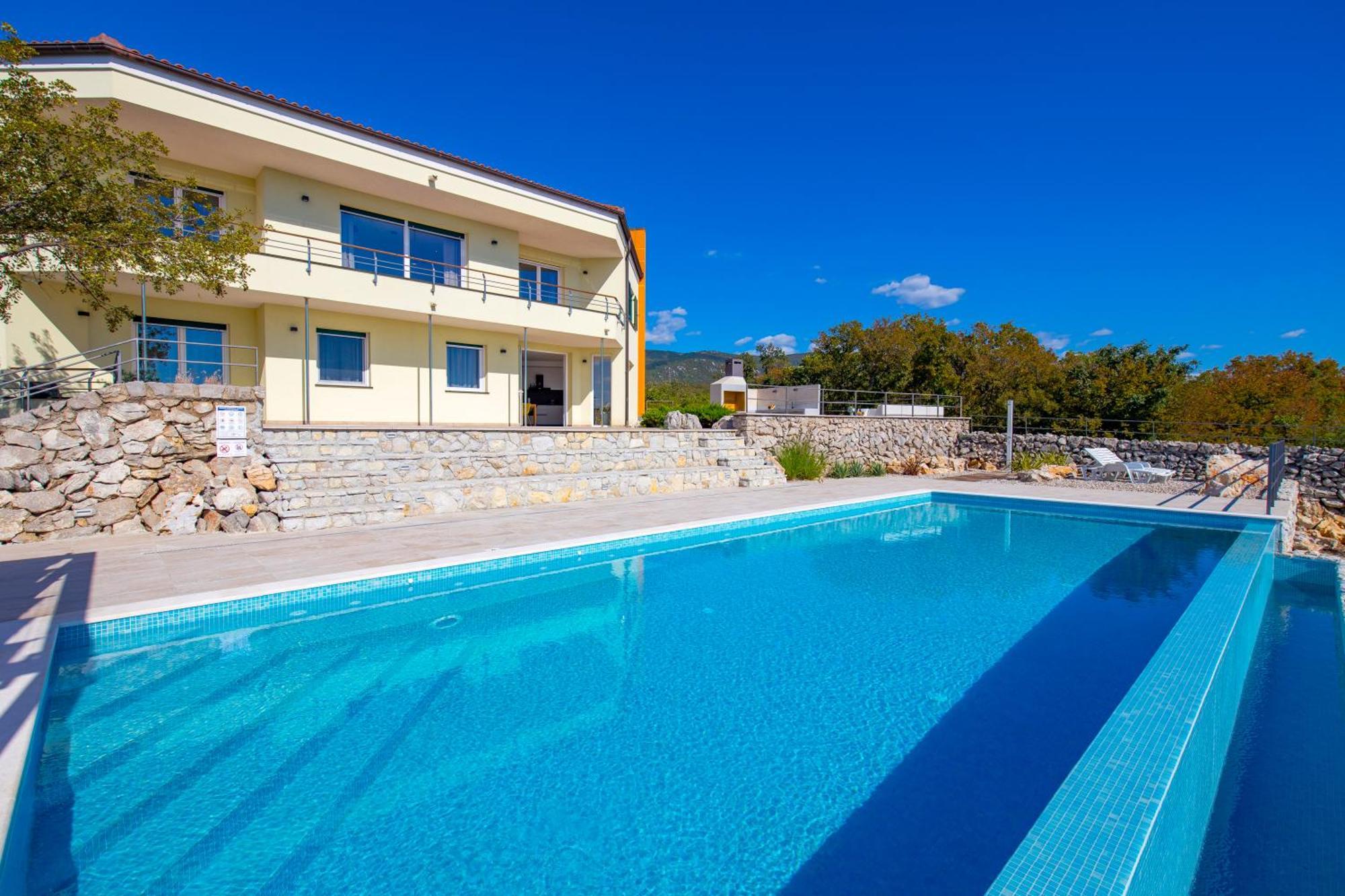 Luxury Villa Ostro With Pool & Krk Bridge View Kraljevica Esterno foto