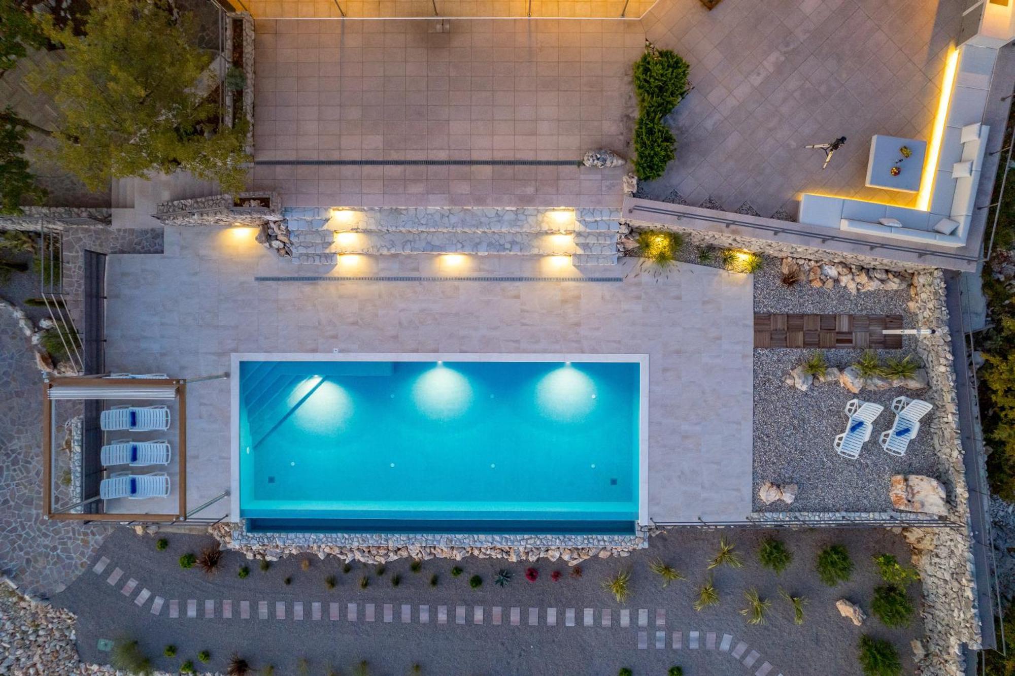 Luxury Villa Ostro With Pool & Krk Bridge View Kraljevica Esterno foto